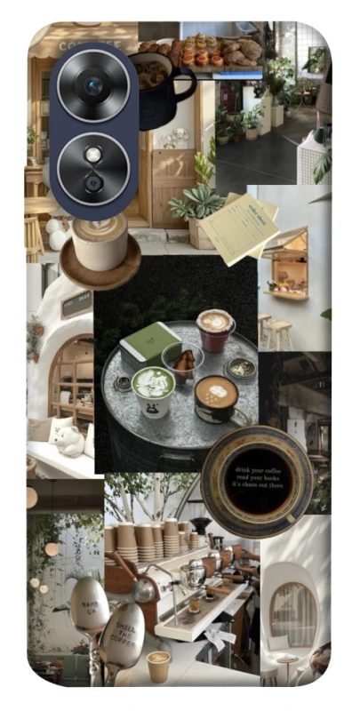 Чехол на Oppo A17 Coffee collage ver.4 фото 1 из 1