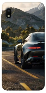 Чехол на Samsung Galaxy A10 (A105F) Car in the mountains фото 1 из 1