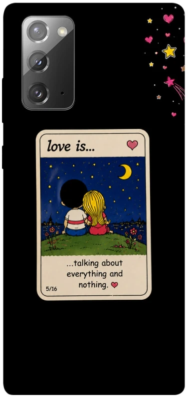 Чехол на Samsung Galaxy Note 20 Love is ver.6 фото 1 из 1