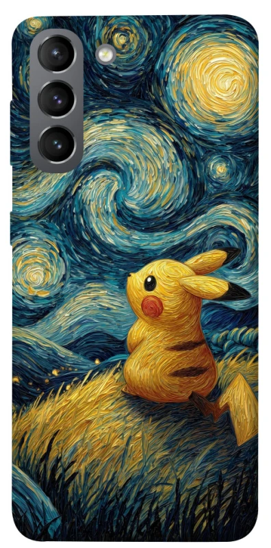 Чохол на Samsung Galaxy S21 Pikachu and Van Gogh фото 1 з 1