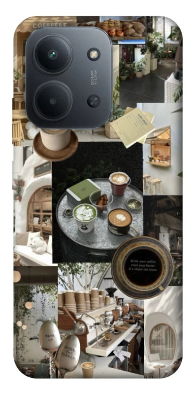 Чохол на Xiaomi Redmi 15C (EU) Coffee collage ver.4 фото 1 з 1