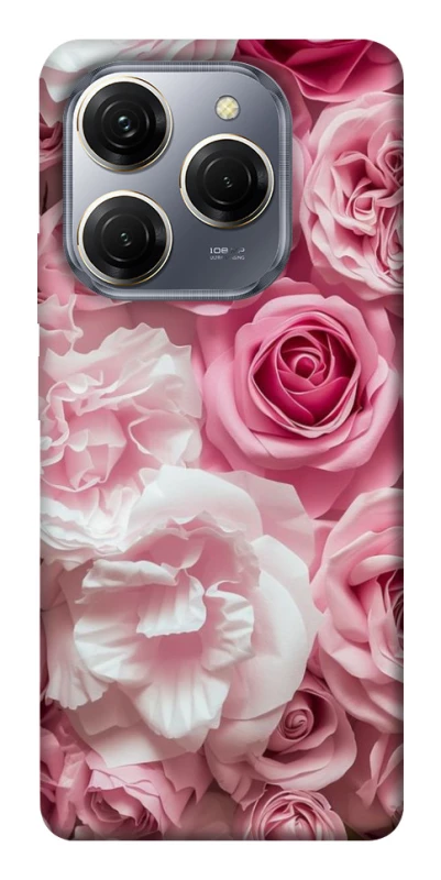 Чохол на TECNO Spark 20 Pro Рожеві Квіти фото 1 з 1