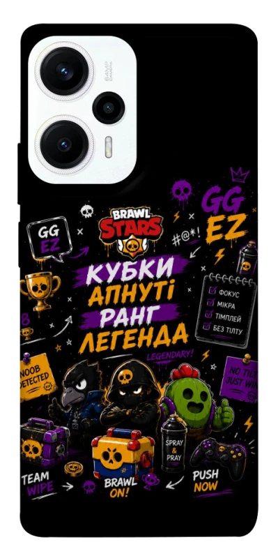 Чехол на Xiaomi Poco F5 / Note 12 Turbo Brawl Stars collage фото 1 из 1