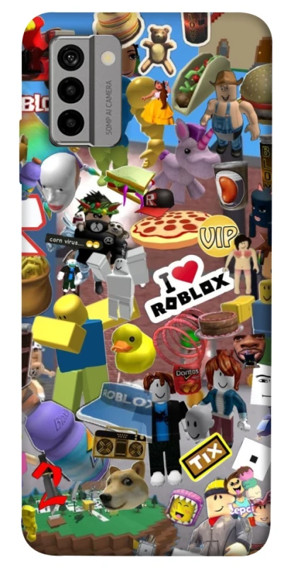 Чехол на Nokia G22 Roblox collage ver.5 фото 1 из 1