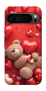 Чехол на Google Pixel 9 Pro bear in hearts фото 1 из 1