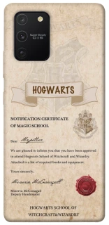 Чохол на Samsung Galaxy S10 Lite The Hogwarts acceptance letter фото 1 з 1