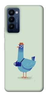 Чохол на TECNO Camon 18 Pro Голуб-детектив фото 1 з 1