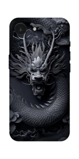 Чехол на Apple iPhone 16e (6.1") black dragon фото 1 из 1