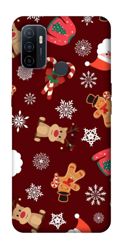 Чохол на Oppo A53 / A32 / A33 Новорічний v6 фото 1 з 1