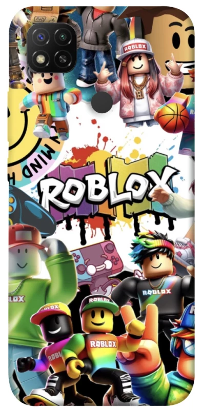 Чохол на Xiaomi Redmi 9C Roblox Characters Collage фото 1 Чохол на Xiaomi Redmi 9C Roblox Characters Collage фото 1 з 1