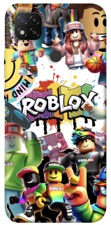 Чохол на Xiaomi Redmi 9C Roblox Characters Collage фото 1 Чохол на Xiaomi Redmi 9C Roblox Characters Collage фото 1 з 1
