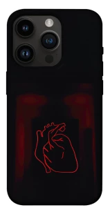 Чехол на Apple iPhone 14 Pro (6.1") Красное сердце фото 1 из 1