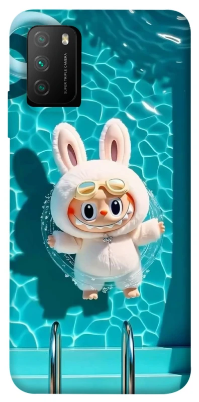 Чохол на Xiaomi Poco M3 Labubu in the pool ver.2 фото 1 з 1