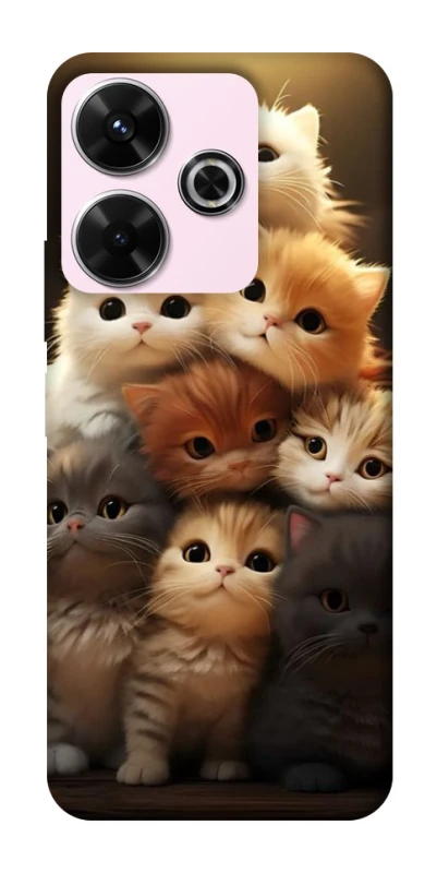 Чохол на Xiaomi Poco M6 4G Чохол Kittie Love v2 фото 1 з 1