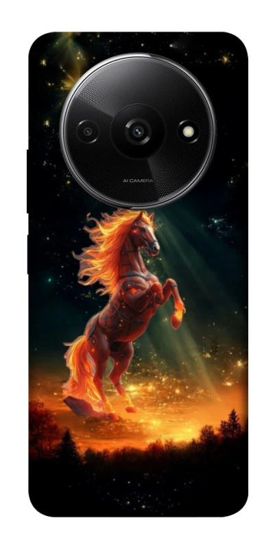 Чехол на Xiaomi Redmi A3 Red Fire Horse ver.2 фото 1 из 1