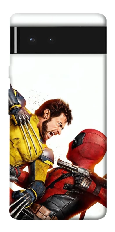Чехол на Google Pixel 6 Deadpool and Wolverine фото 1 из 1