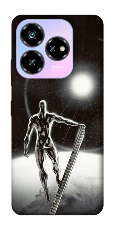 Чохол на ZTE Nubia V60 Desing Срібний серфер фото 1 з 1