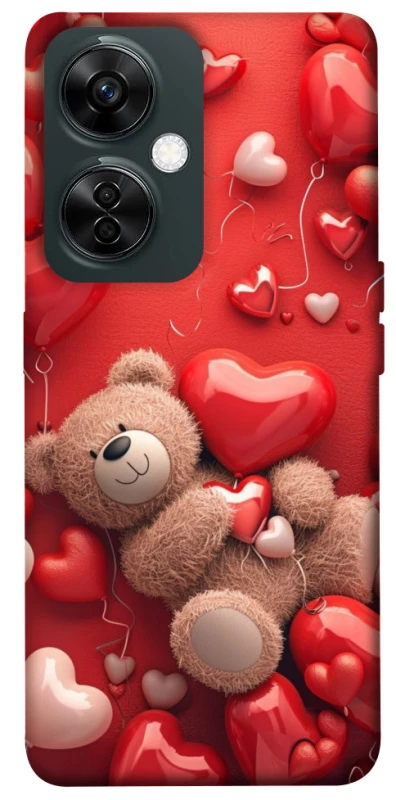 Чохол на OnePlus Nord CE 3 Lite bear in hearts фото 1 з 1