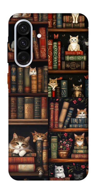 Чохол на Samsung Galaxy A36 5G Cats & Books фото 1 з 1