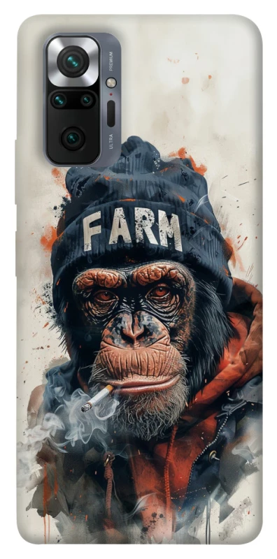 Чехол на Xiaomi Redmi Note 10 Pro Шимпанзе v3 фото 1 из 1