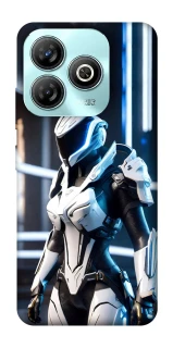 Чехол на ZTE Blade A75 4G Cyber space girl ver.6 фото 1 из 1