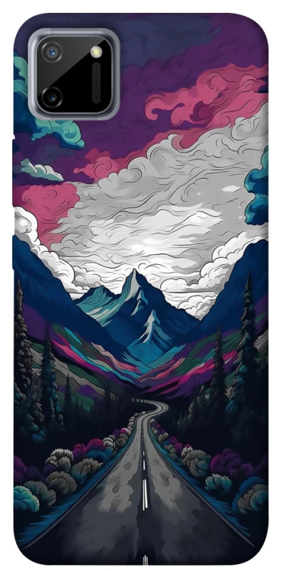 Чехол на Realme C11 Нарисованные горы фото 1 из 1