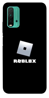 Чехол на Xiaomi Redmi Note 9 4G / Redmi 9 Power Roblox logo black фото 1 из 1