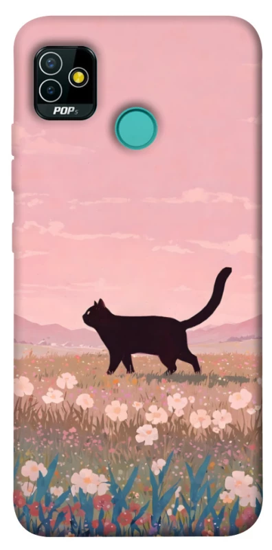 Чохол на TECNO POP 5 cat on a field фото 1 з 1