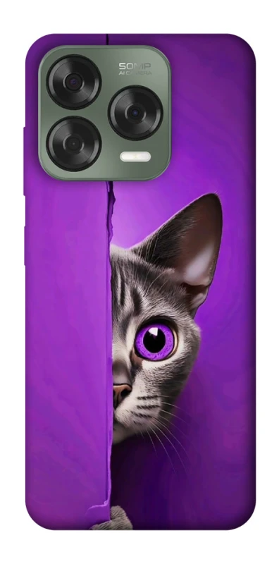 Чохол на ZTE Nubia V70 Design Кіт-підглядач фото 1 з 1