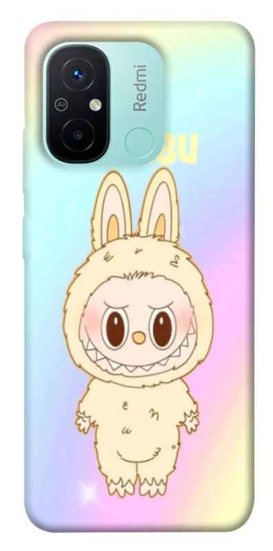Чохол на Xiaomi Redmi 12C / Poco C55 Fluffy Rainbow Labubu фото 1 з 1