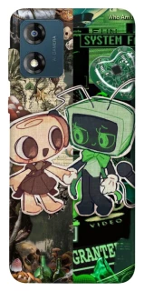 Чохол на Motorola Moto E13 Dandy World Shelly Art фото 1 з 1