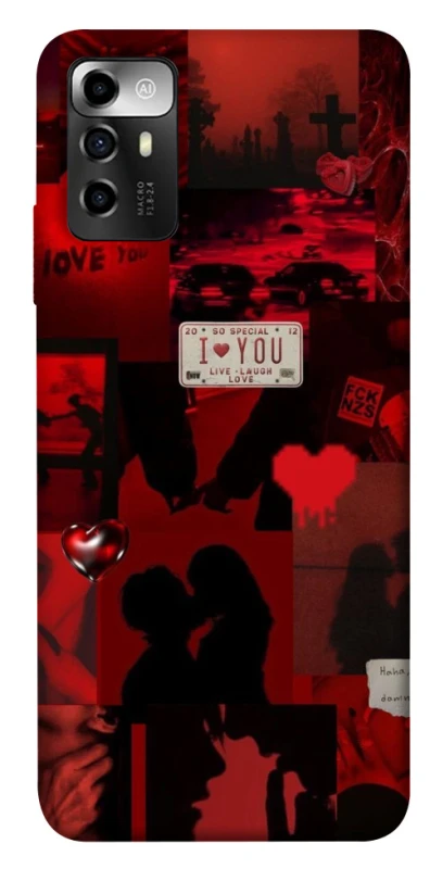 Чохол на ZTE Blade A72 Love collage ver.2 фото 1 з 1