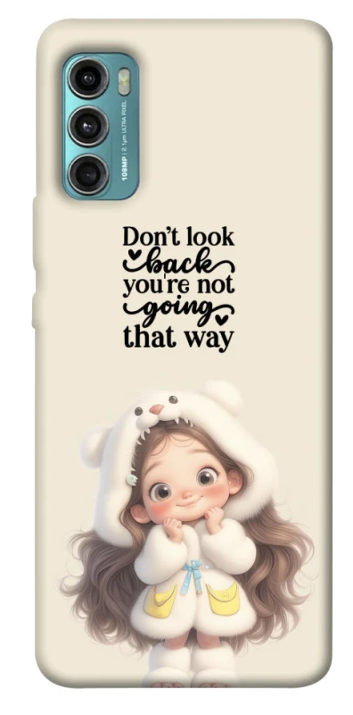 Чохол на Motorola Moto G60 Don't look back фото 1 з 1