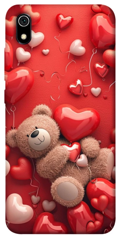 Чохол на Xiaomi Redmi 7A bear in hearts фото 1 з 1