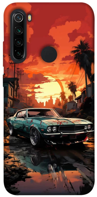 Чохол на Xiaomi Redmi Note 8 Car at sunset фото 1 з 1