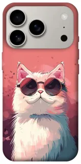 Чохол на Apple iPhone 18 Pro Сat with glasses фото 1 з 2