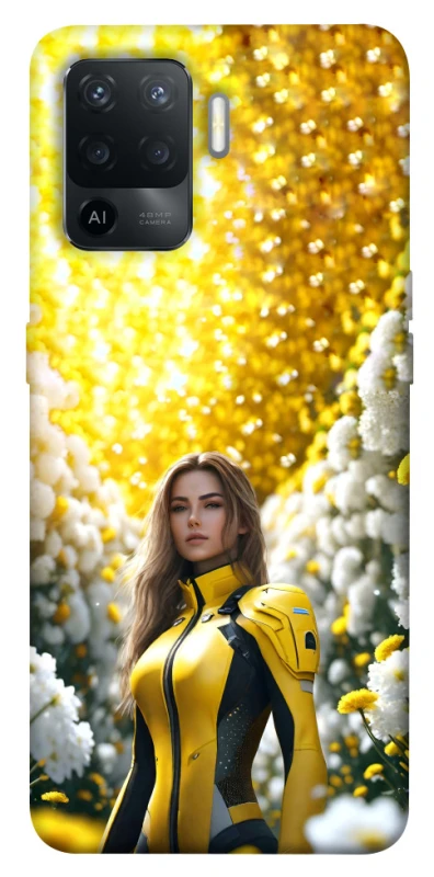 Чохол на Oppo Reno 5 Lite Cyber space girl ver.2 фото 1 з 1