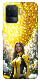 Чехол на Oppo Reno 5 Lite Cyber space girl ver.2 фото 1 из 1