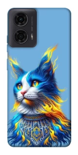 Чохол на Motorola Moto G04 Кіт патріот фото 1 з 1