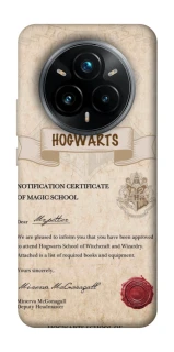 Чехол на Realme 14 Pro The Hogwarts acceptance letter фото 1 из 1