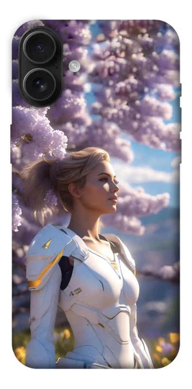 Чехол на Apple iPhone 16 Plus Cyber space girl ver.1 фото 1 из 1