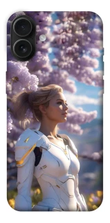 Чехол на Apple iPhone 16 Plus Cyber space girl ver.1 фото 1 из 1