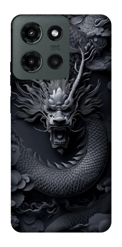 Чехол на Motorola Moto G Power (2025) black dragon фото 1 из 1