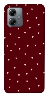 Чохол на Motorola Moto G14 Smal hearts фото 1 з 1