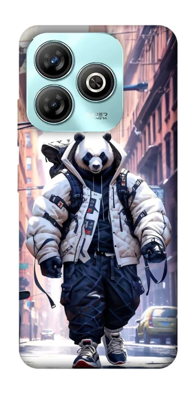 Чохол на ZTE Blade A75 4G Панда кур'єр фото 1 з 1