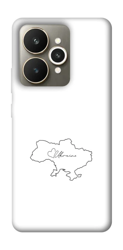 Чохол на Realme 15 Ukraine map фото 1 з 1