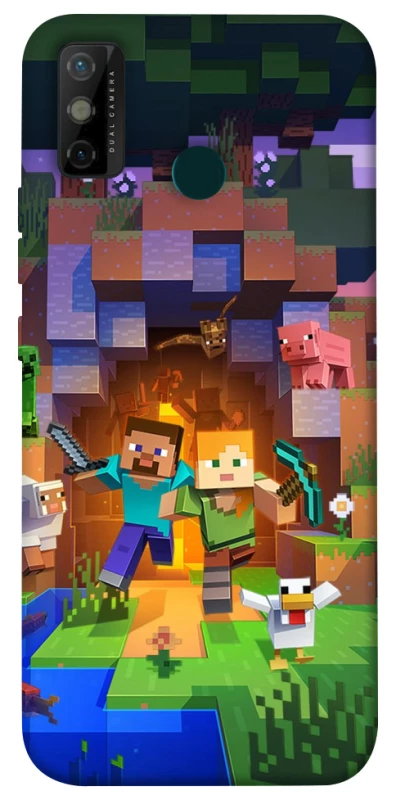 Чехол на TECNO Spark 6 Go Minecraft game фото 1 из 1