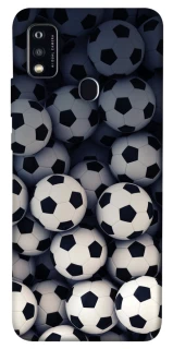 Чехол на ZTE Blade A51 Футбольные мячи фото 1 из 1