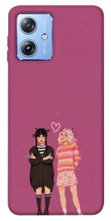 Чехол на Motorola Moto G84 Raven & Rainbow Wednesday фото 1 из 1