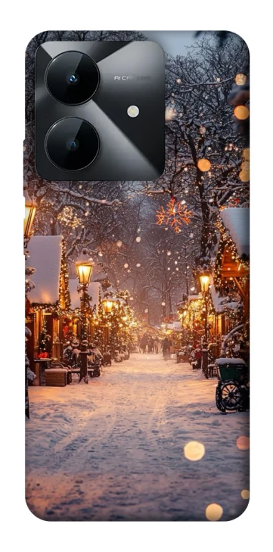 Чехол на Realme Note 60x Новогодний v50 фото 1 из 1